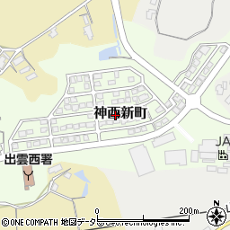 島根県出雲市神西新町113周辺の地図