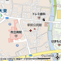 島根県雲南市大東町飯田（駅前）周辺の地図