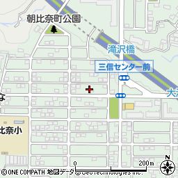 神奈川県横浜市金沢区東朝比奈2丁目25周辺の地図