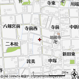 愛知県一宮市時之島寺前西41周辺の地図