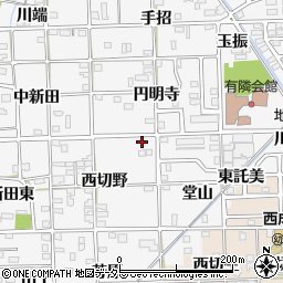 愛知県一宮市時之島西切野16周辺の地図