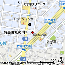 岐阜県羽島市竹鼻町丸の内7丁目64周辺の地図