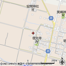 滋賀県高島市安曇川町三尾里338周辺の地図