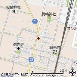 滋賀県高島市安曇川町三尾里549周辺の地図