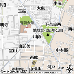 愛知県一宮市時之島川角周辺の地図