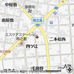 愛知県一宮市時之島四ツ辻61周辺の地図