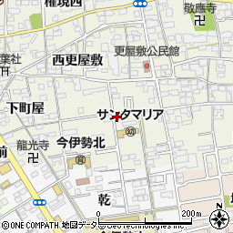 愛知県一宮市今伊勢町馬寄桑屋敷周辺の地図