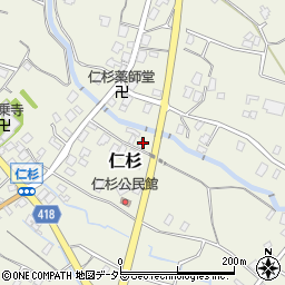 静岡県御殿場市仁杉669周辺の地図