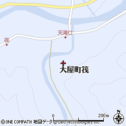 〒667-0322 兵庫県養父市大屋町筏の地図