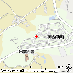 島根県出雲市神西新町67周辺の地図