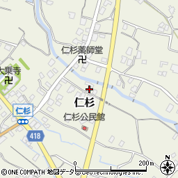 静岡県御殿場市仁杉667周辺の地図