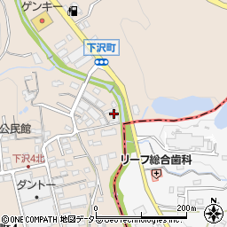 岐阜県多治見市下沢町4丁目16周辺の地図