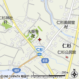 静岡県御殿場市仁杉840周辺の地図