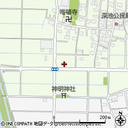 岐阜県大垣市深池町502-1周辺の地図