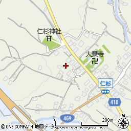 静岡県御殿場市仁杉787-1周辺の地図