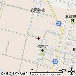 滋賀県高島市安曇川町三尾里339周辺の地図