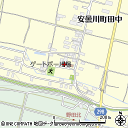 滋賀県高島市安曇川町田中2867周辺の地図