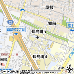 愛知県一宮市一宮（中島北）周辺の地図