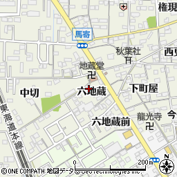 愛知県一宮市今伊勢町馬寄六地蔵周辺の地図