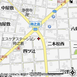 愛知県一宮市時之島四ツ辻57周辺の地図