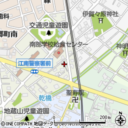 愛知県江南市木賀町大門135周辺の地図