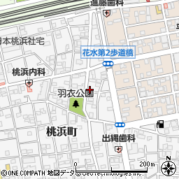 神奈川県平塚市桃浜町14-28周辺の地図