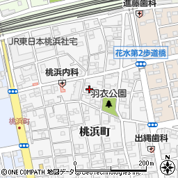 神奈川県平塚市桃浜町12-19周辺の地図