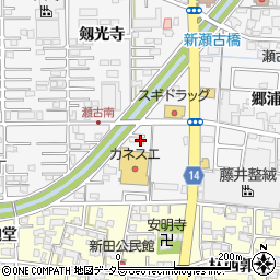 愛知県一宮市奥町田畑周辺の地図