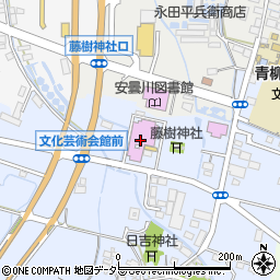 藤樹の里文化芸術会館周辺の地図