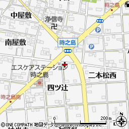 愛知県一宮市時之島四ツ辻54周辺の地図