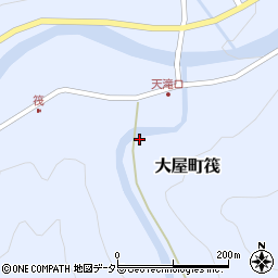 兵庫県養父市大屋町筏1175周辺の地図