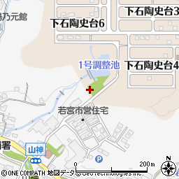陶史台南公園周辺の地図