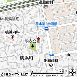 神奈川県平塚市桃浜町14-29周辺の地図