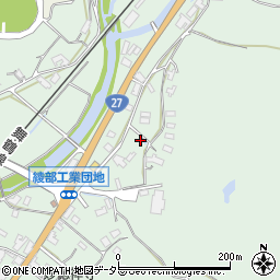 京都府綾部市渕垣町（高野）周辺の地図