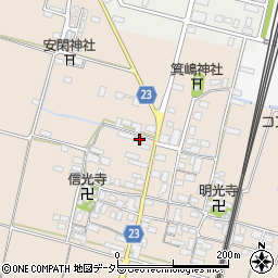 滋賀県高島市安曇川町三尾里404周辺の地図
