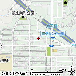 神奈川県横浜市金沢区東朝比奈2丁目24周辺の地図