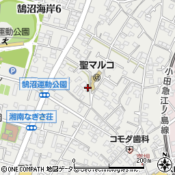 日本ホーリネス教団鵠沼教会周辺の地図
