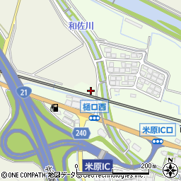 滋賀県米原市樋口256周辺の地図