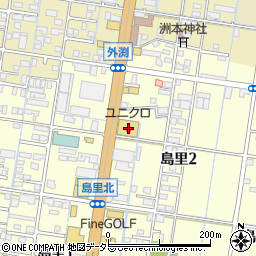 ユニクロ大垣店周辺の地図