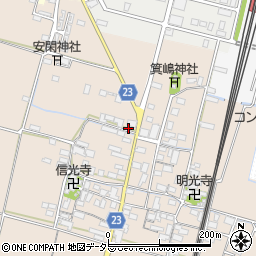 滋賀県高島市安曇川町三尾里402周辺の地図