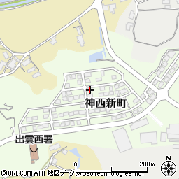 島根県出雲市神西新町96周辺の地図