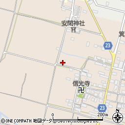 滋賀県高島市安曇川町三尾里342周辺の地図
