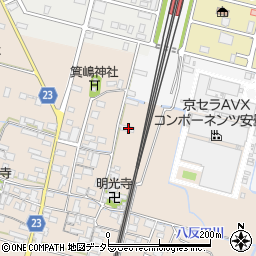 滋賀県高島市安曇川町三尾里706周辺の地図