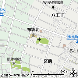 愛知県江南市安良町八王子138周辺の地図