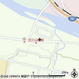 鳥取県西伯郡伯耆町荘55-21周辺の地図