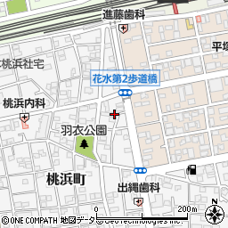 神奈川県平塚市桃浜町14-6周辺の地図