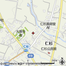 静岡県御殿場市仁杉846周辺の地図