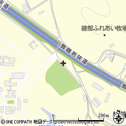 京都府綾部市位田町桧前周辺の地図