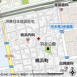 神奈川県平塚市桃浜町12-22周辺の地図