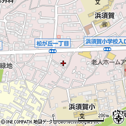 茅ヶ崎海岸郵政宿舎周辺の地図